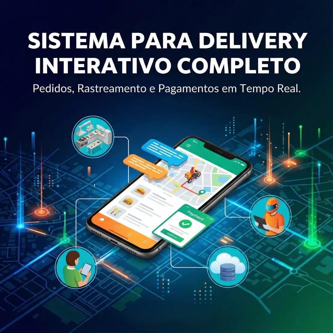 Sistema para delivery interativo completo